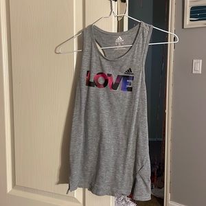 Adidas Girls Soccer “Love” Tank-Top